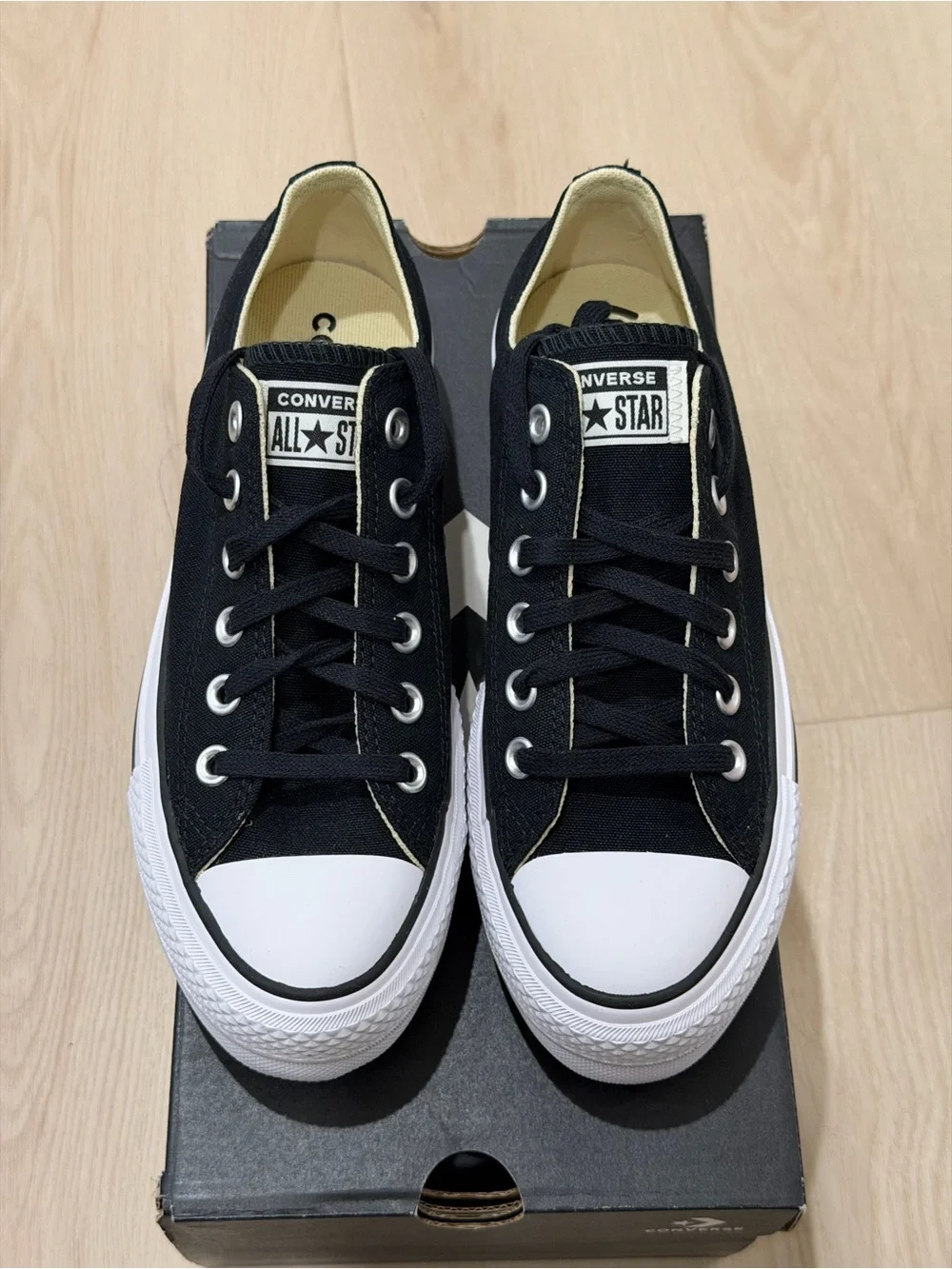 Converse - Chuck Taylor All Star Lift Platform Canvas Low-Top Sneakers - Picture 5 of 15
